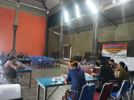 Rapat koordinasi interen pemdes dengan BPD dan pendamping desa
